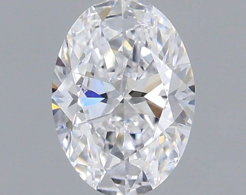 0.5 carat D-VS2 Natūralus Oval Deimantas (1)