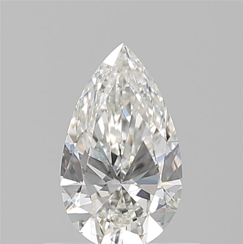 0.5 carat H-VS2 Natūralus Pear Deimantas (1)