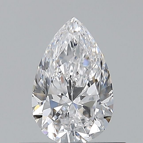 0.5 carat D-VS1 Natūralus Pear Deimantas (1)