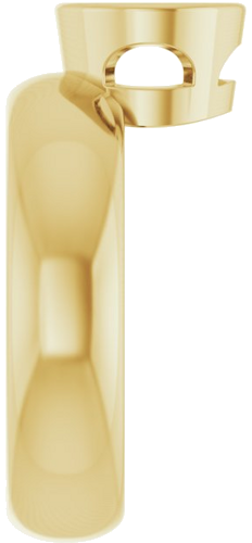 Sužadėtuvių Žiedas „Solitaire“ 585 Geltonojo Aukso Round 7mm (4)