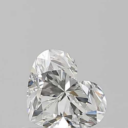 0.51 carat I-VVS1 Natūralus Heart Deimantas (1)