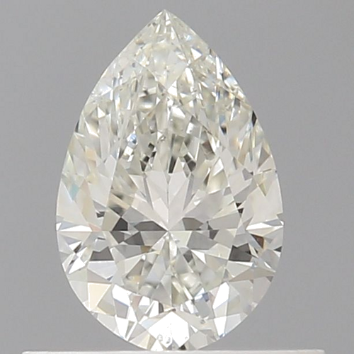 0.5 carat J-SI2 Natūralus Pear Deimantas (1)
