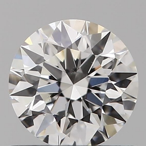 0.59 carat F-SI1 Excellent cut Natūralus Round Deimantas (1)