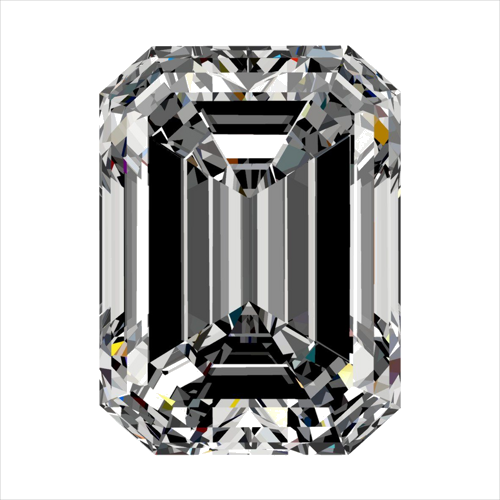 0.3 carat F-VS1 Natūralus Emerald Deimantas (1)