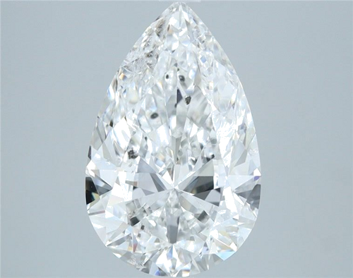 3.05 carat E-SI2 Natūralus Pear Deimantas (1)