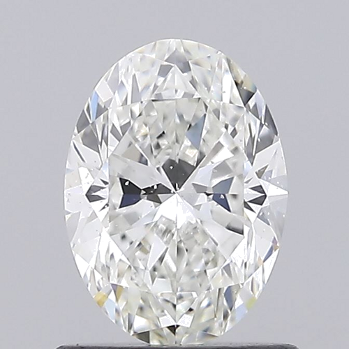 1.0 carat H-SI1 Natūralus Oval Deimantas (1)