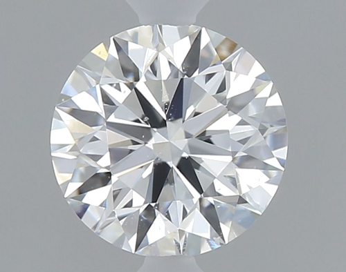 0.59 carat E-SI1 Excellent cut Natūralus Round Deimantas (1)