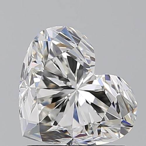 1.51 carat H-VVS1 Natūralus Heart Deimantas (1)