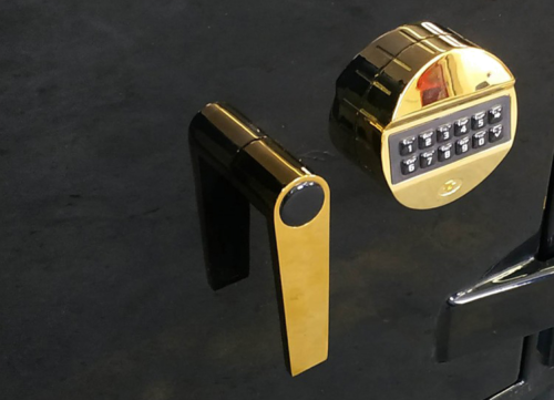 Сейф от клас сигурност II CLE II 68E White/Black Gold (290 кг) (5)