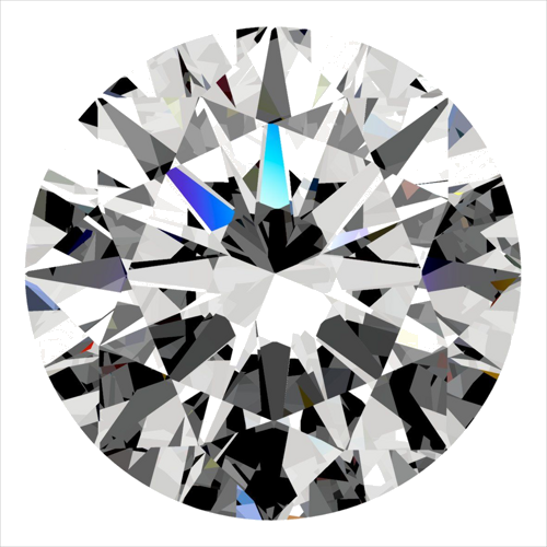 0.32 carat E-VVS1 Excellent cut Natūralus Round Deimantas (1)