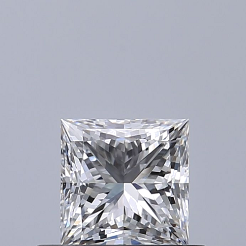 0.51 carat E-VVS1 Natūralus Princess Deimantas (1)