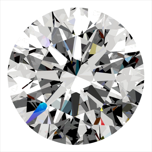 0.32 carat F-SI1 Excellent cut Natūralus Round Deimantas (1)