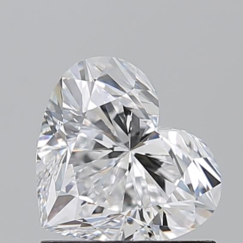 1.01 carat D-VVS1 Natūralus Heart Deimantas (1)