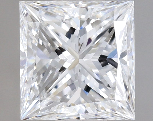 0.5 carat E-VVS2 Natūralus Princess Deimantas (1)