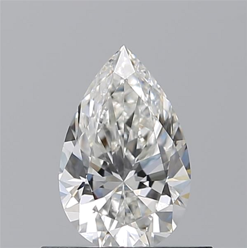 0.54 carat H-VVS2 Natūralus Pear Deimantas (1)