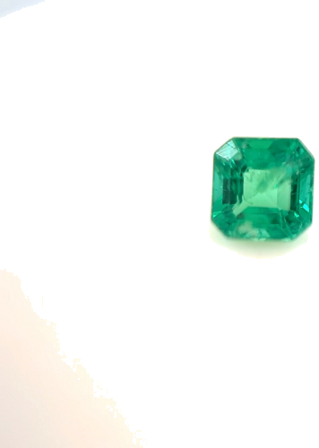 0.46 carat GREEN Asscher Smaragdas (1)