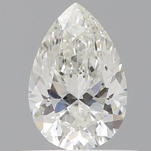 0.5 carat H-VS2 Natūralus Pear Deimantas (1)
