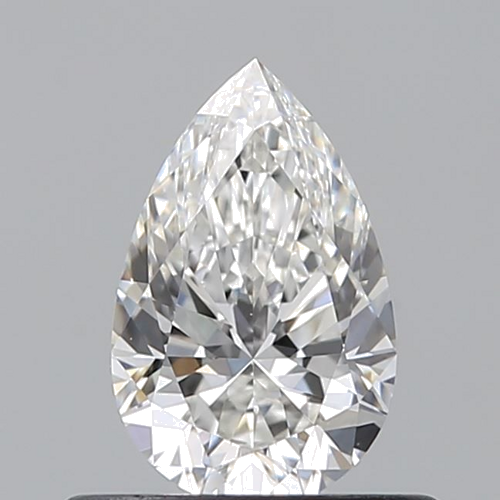 0.52 carat F-VVS1 Natūralus Pear Deimantas (1)