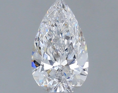 0.7 carat D-VS2 Natūralus Pear Deimantas (1)