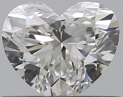 0.42 carat G-VVS2 Natūralus Heart Deimantas (1)