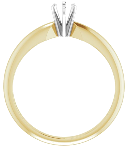 Sužadėtuvių Žiedas „Heavyweight Solitaire“ 14k yellow/white gold Marquise 6mm x 3mm (2)