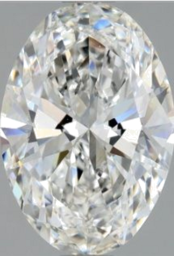 1.7 carat F-VS2 Natūralus Oval Deimantas (1)