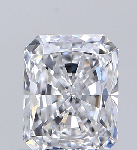 0.51 carat D-VVS2 Natūralus Radiant Deimantas (1)