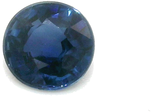 0.58 carat BLUE Round Safyras (1)