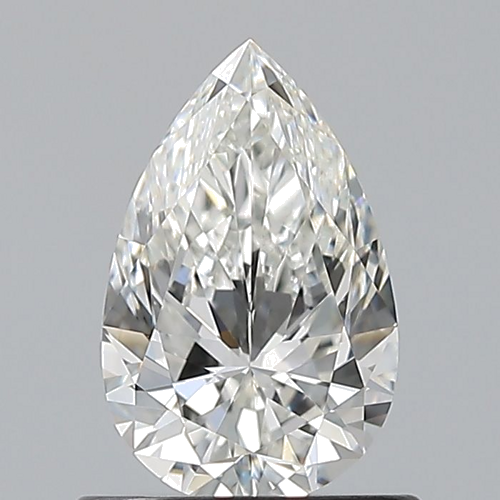 0.76 carat G-VVS2 Natūralus Pear Deimantas (1)