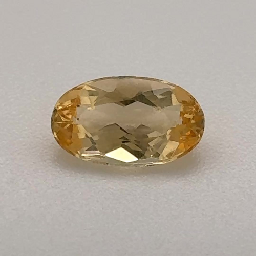 0.68 carat YELLOW Oval Topaz (1)