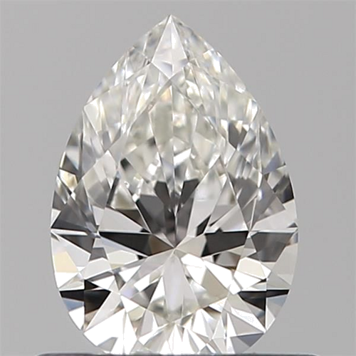 0.51 carat G-VVS2 Natūralus Pear Deimantas (1)