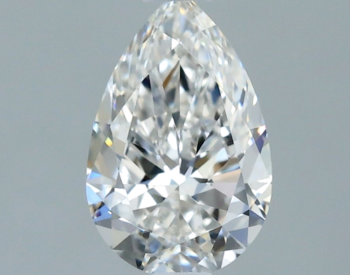 0.5 carat G-VVS2 Natūralus Pear Deimantas (1)