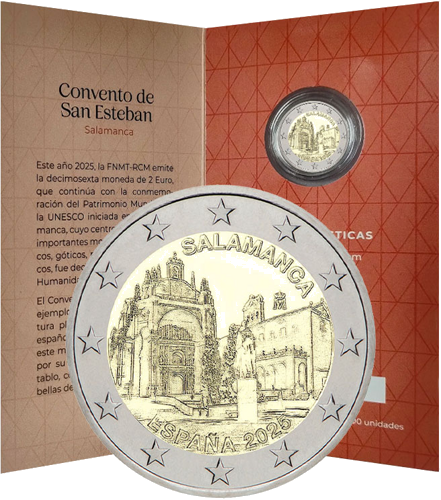 2025 Spain Salamanca Old Town 2 Euro Proof Coin (2)