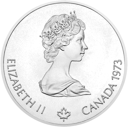 1973 Olympic Games Canada 5 Dollar Silver Coin (2)