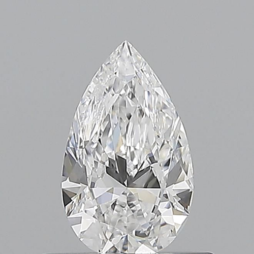 0.55 carat D-VVS1 Natūralus Pear Deimantas (1)