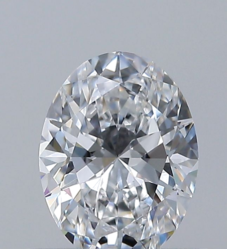 0.5 carat D-VVS2 Natūralus Oval Deimantas (1)
