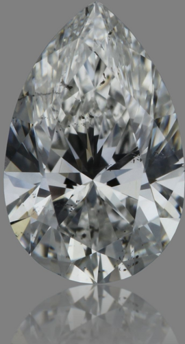 0.51 carat G-SI1 Natūralus Pear Deimantas (1)