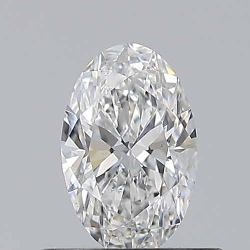 0.5 carat D-VS2 Natūralus Oval Deimantas (1)
