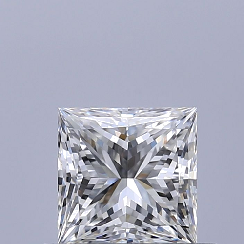 0.57 carat F-IF Natūralus Princess Deimantas (1)