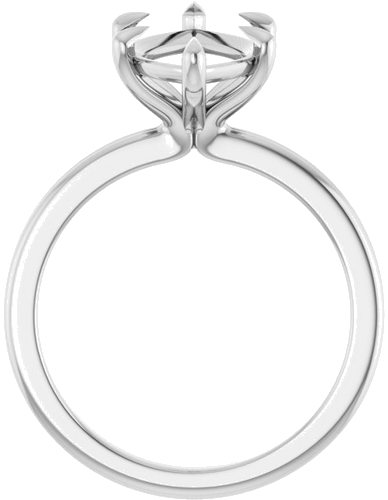 Sužadėtuvių Žiedas „Claw-Prong Solitaire“ 14k white gold Marquise 16mm x 8mm (2)