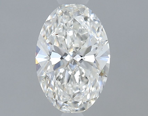 0.5 carat F-SI1 Natūralus Oval Deimantas (1)