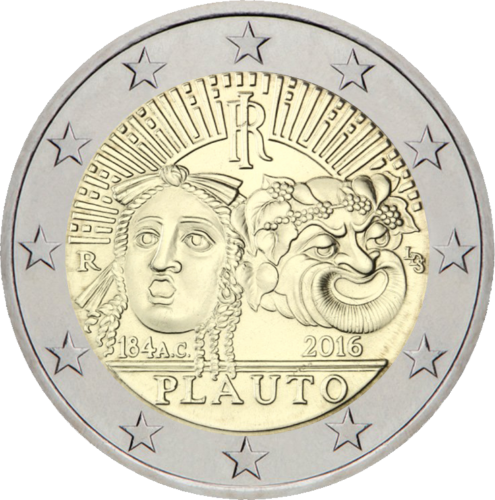 2016 Italy Plauto 2 euro coin (1)