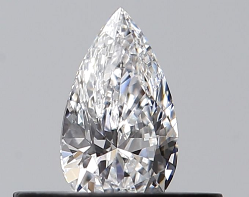 0.25 carat D-VVS2 Natūralus Pear Deimantas (1)