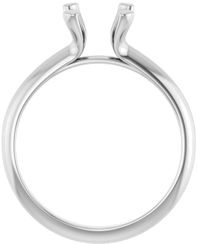Sužadėtuvių Žiedas „Solitaire“ 14k white gold Round 8mm (2)