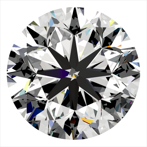 0.4 carat J-SI1 Very Good cut Natūralus Round Deimantas (1)