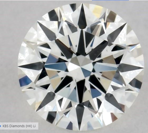 0.31 carat J-VS2 Excellent cut Natūralus Round Deimantas (1)