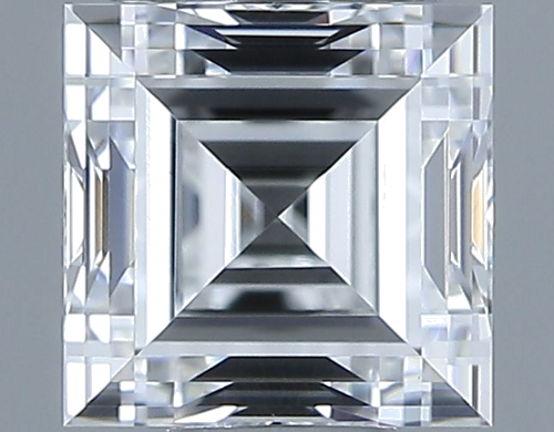 0.53 carat F-VVS1 Natūralus Square Radiant Deimantas (1)