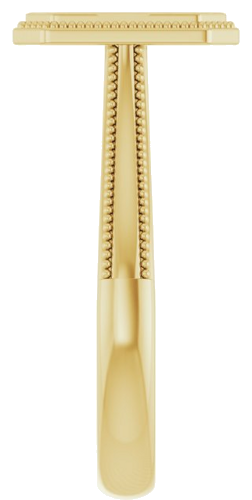 Sužadėtuvių Žiedas „Solitaire“ 585 Geltonojo Aukso Emerald 9mm x 7mm (4)