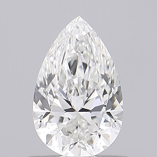 0.61 carat G-VS2 Natūralus Pear Deimantas (1)