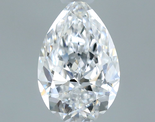 0.5 carat D-VVS2 Natūralus Pear Deimantas (1)